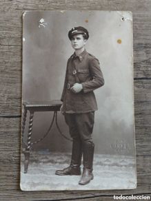 Militaria: Fotografía guerra civil bando nacional compañía automovilismo ejército del sur.falange.requete.sevil